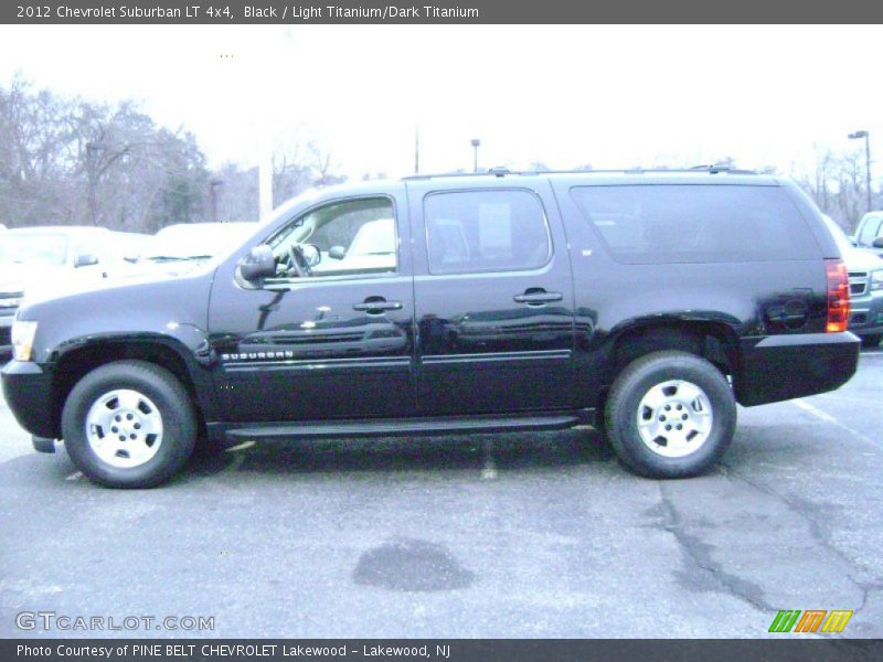 Black / Light Titanium/Dark Titanium 2012 Chevrolet Suburban LT 4x4