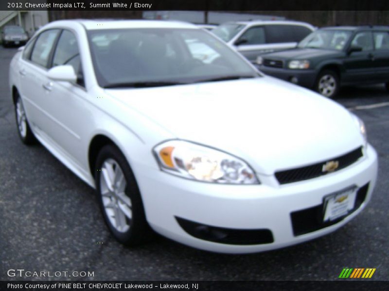 Summit White / Ebony 2012 Chevrolet Impala LTZ