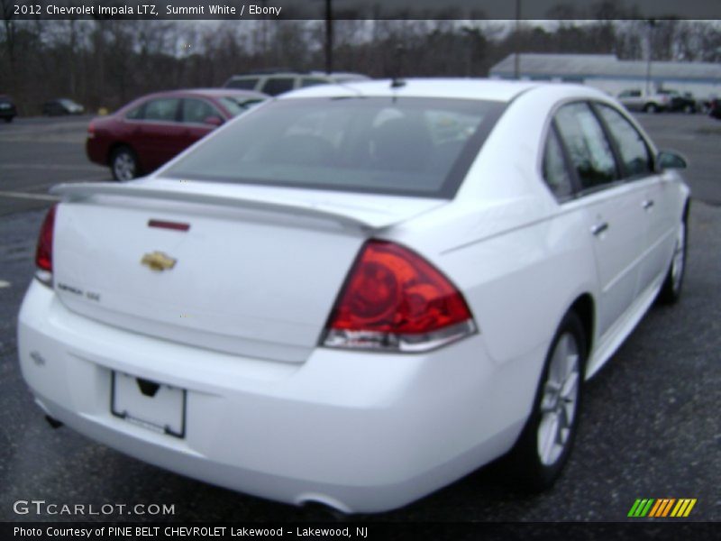 Summit White / Ebony 2012 Chevrolet Impala LTZ