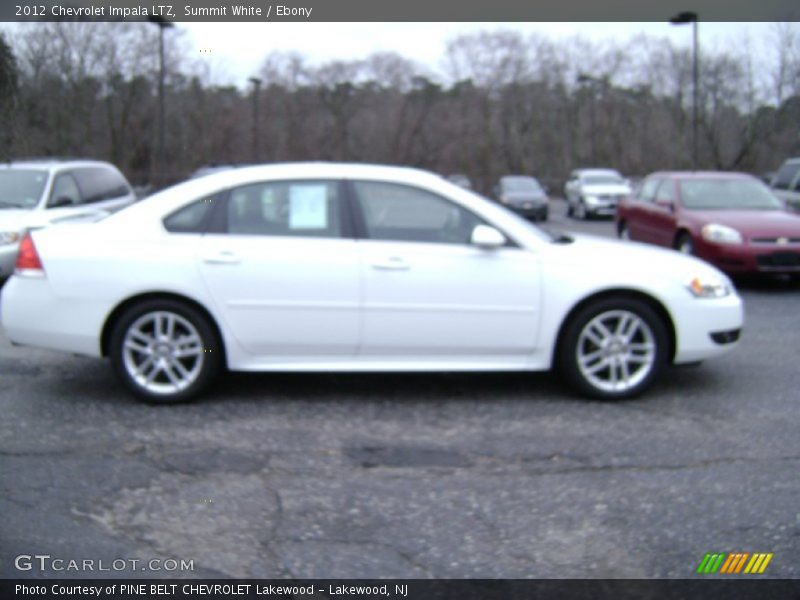 Summit White / Ebony 2012 Chevrolet Impala LTZ