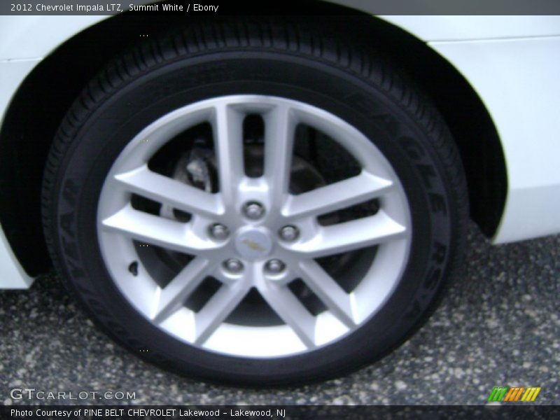 Summit White / Ebony 2012 Chevrolet Impala LTZ