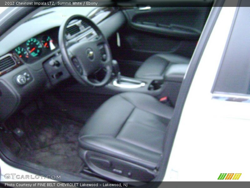 Summit White / Ebony 2012 Chevrolet Impala LTZ