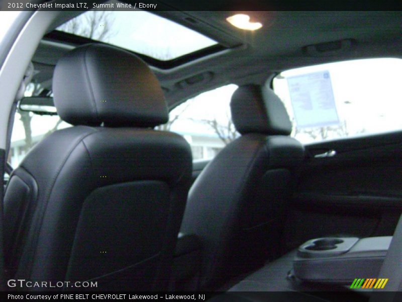 Summit White / Ebony 2012 Chevrolet Impala LTZ
