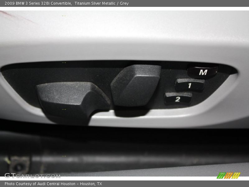 Titanium Silver Metallic / Grey 2009 BMW 3 Series 328i Convertible