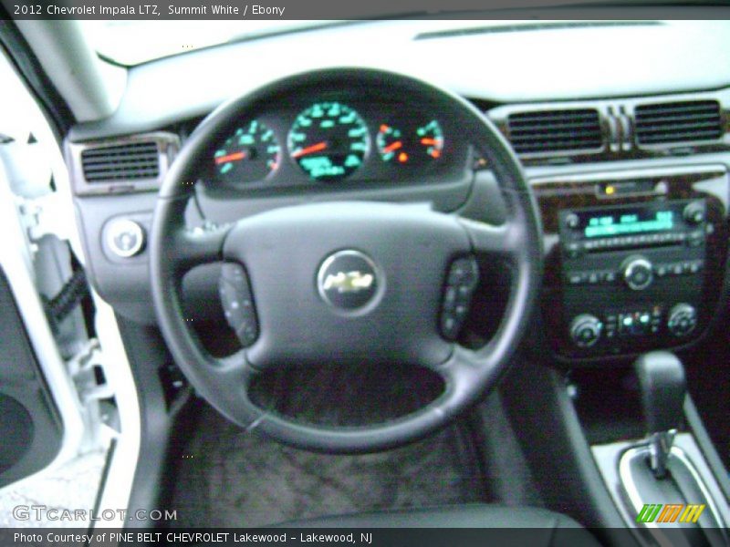 Summit White / Ebony 2012 Chevrolet Impala LTZ