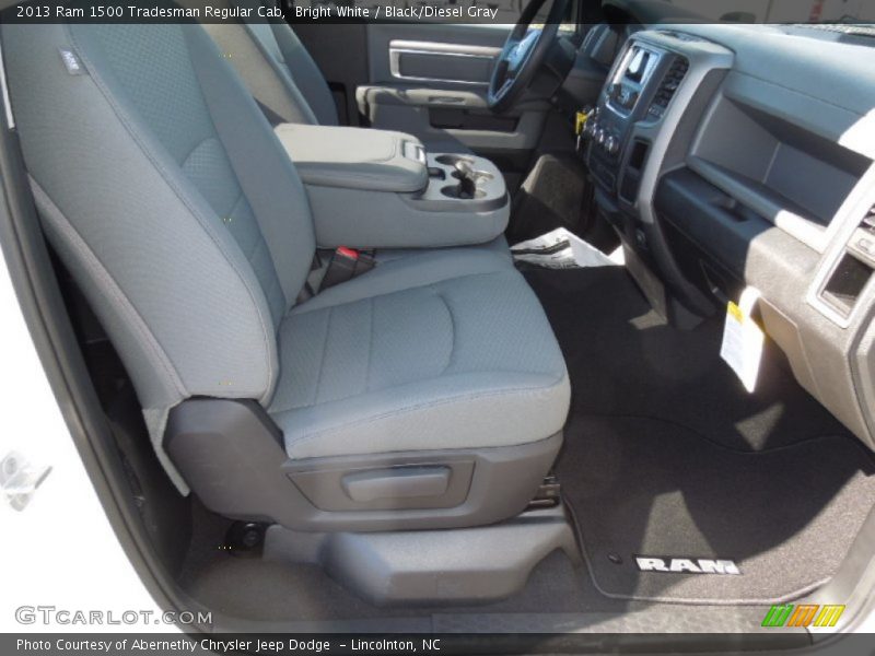 Bright White / Black/Diesel Gray 2013 Ram 1500 Tradesman Regular Cab