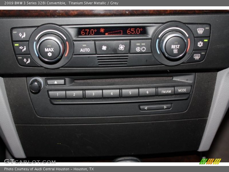 Titanium Silver Metallic / Grey 2009 BMW 3 Series 328i Convertible