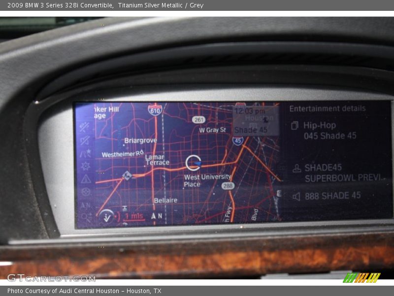 Titanium Silver Metallic / Grey 2009 BMW 3 Series 328i Convertible