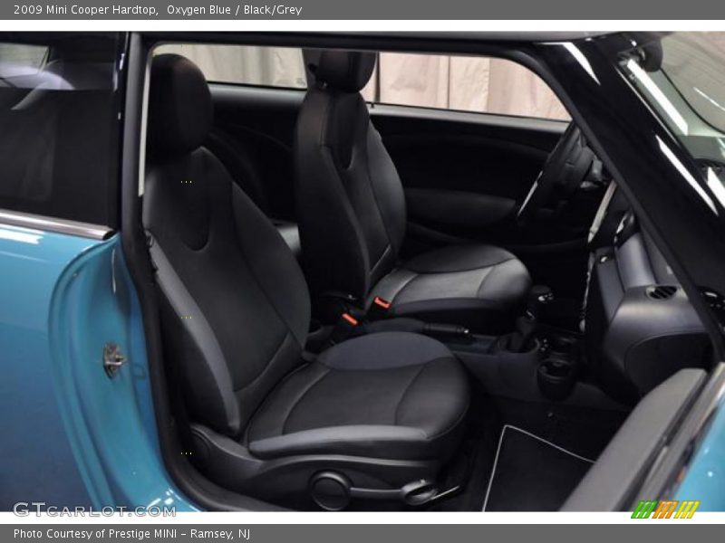 Oxygen Blue / Black/Grey 2009 Mini Cooper Hardtop
