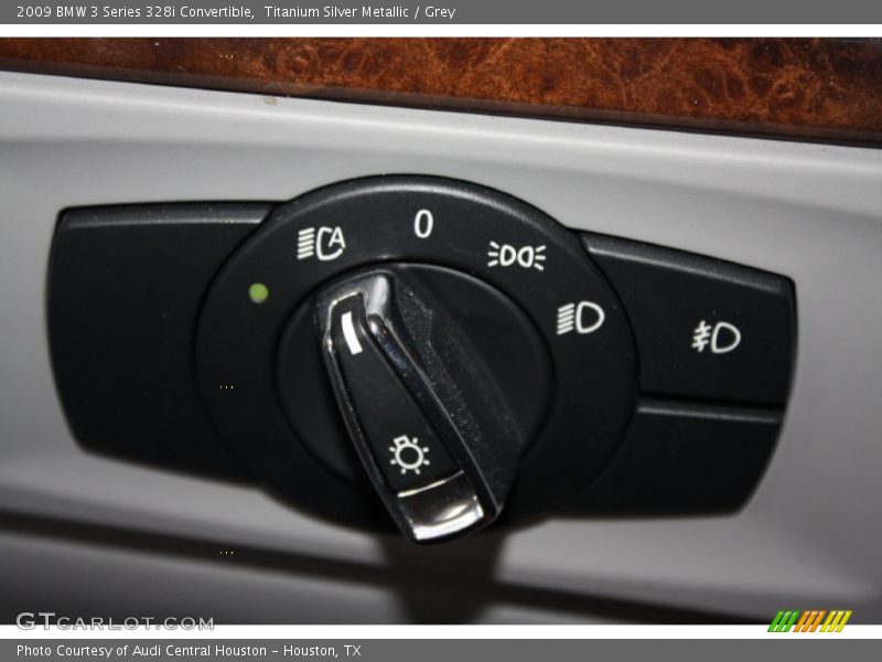 Titanium Silver Metallic / Grey 2009 BMW 3 Series 328i Convertible