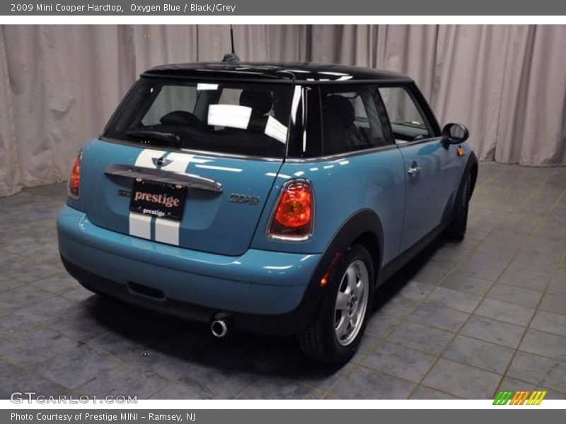 Oxygen Blue / Black/Grey 2009 Mini Cooper Hardtop