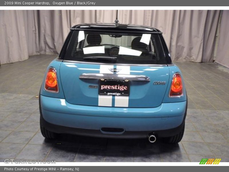 Oxygen Blue / Black/Grey 2009 Mini Cooper Hardtop