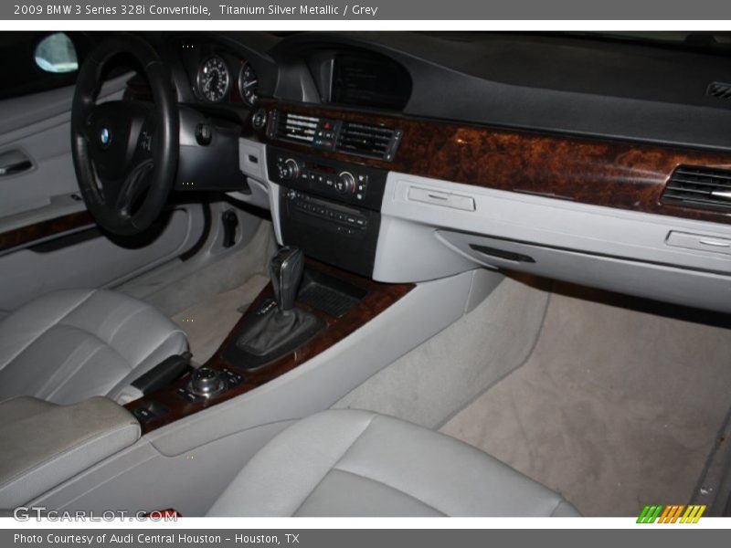 Titanium Silver Metallic / Grey 2009 BMW 3 Series 328i Convertible