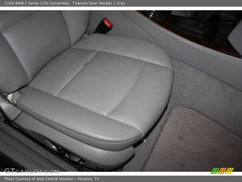 Titanium Silver Metallic / Grey 2009 BMW 3 Series 328i Convertible