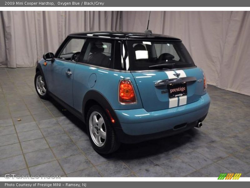 Oxygen Blue / Black/Grey 2009 Mini Cooper Hardtop