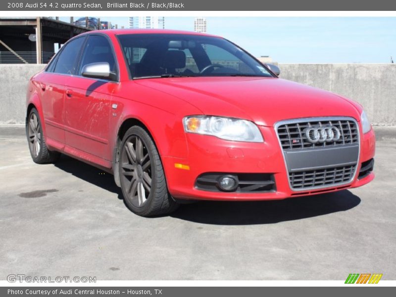 Front 3/4 View of 2008 S4 4.2 quattro Sedan