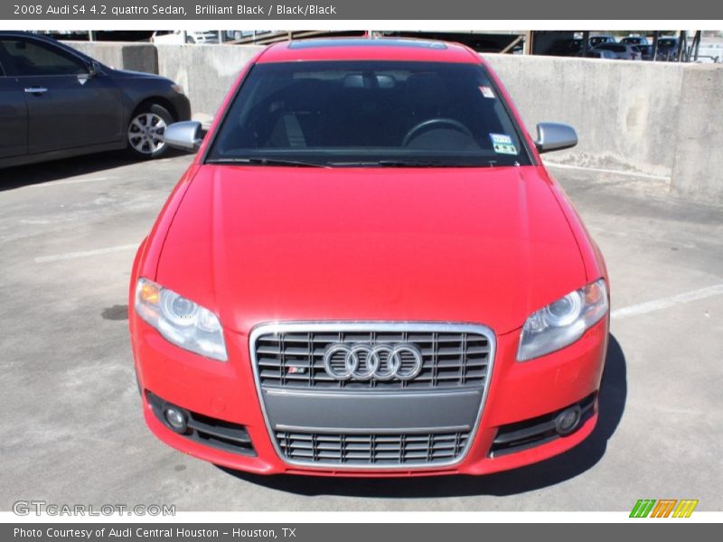 Brilliant Black / Black/Black 2008 Audi S4 4.2 quattro Sedan