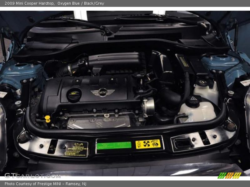 Oxygen Blue / Black/Grey 2009 Mini Cooper Hardtop
