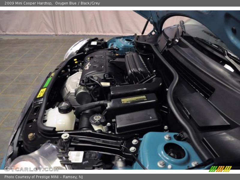 Oxygen Blue / Black/Grey 2009 Mini Cooper Hardtop