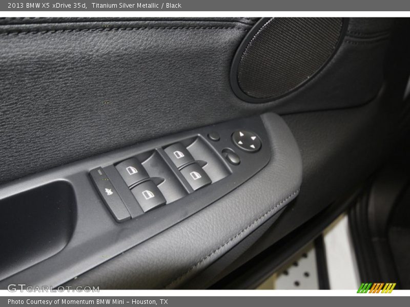 Titanium Silver Metallic / Black 2013 BMW X5 xDrive 35d