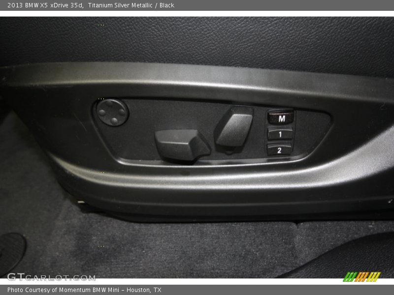 Titanium Silver Metallic / Black 2013 BMW X5 xDrive 35d