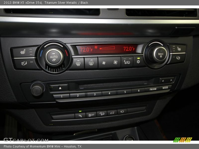 Titanium Silver Metallic / Black 2013 BMW X5 xDrive 35d