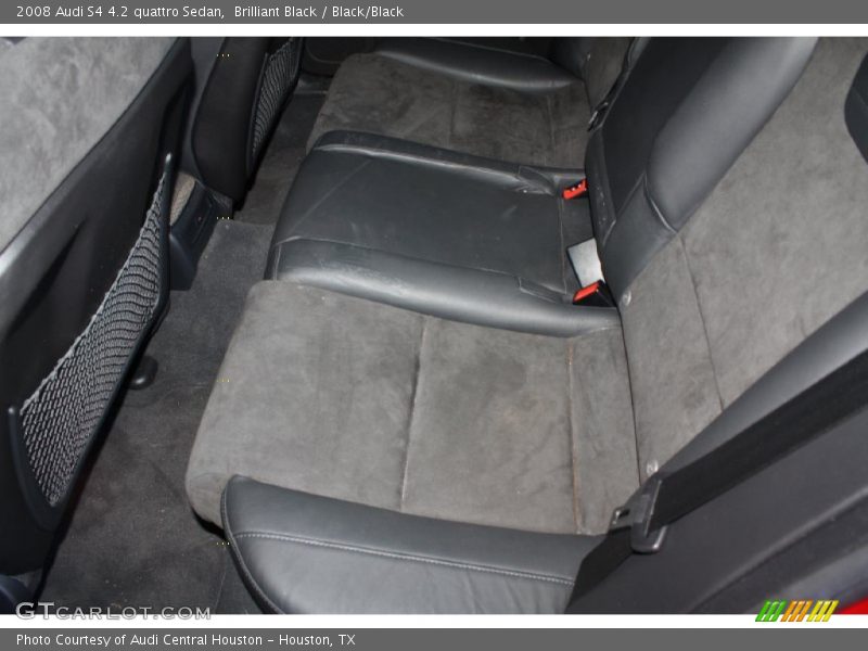 Rear Seat of 2008 S4 4.2 quattro Sedan