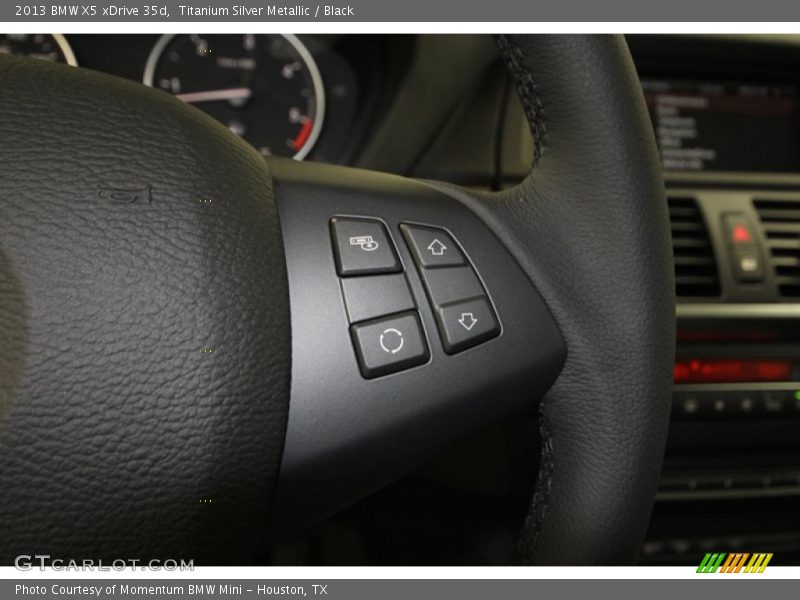 Titanium Silver Metallic / Black 2013 BMW X5 xDrive 35d