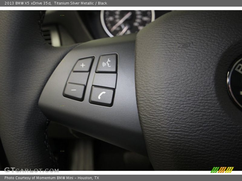 Titanium Silver Metallic / Black 2013 BMW X5 xDrive 35d