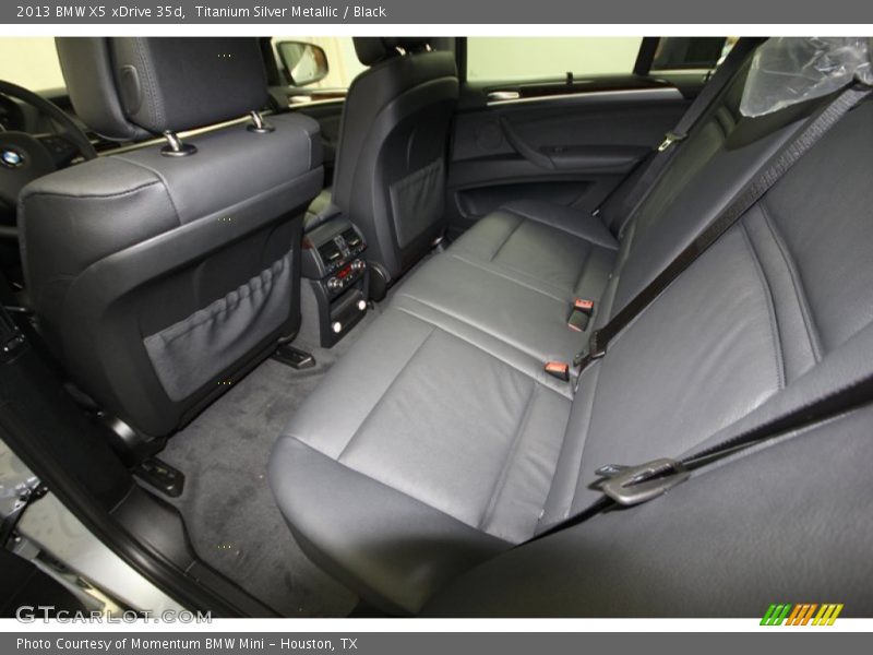 Titanium Silver Metallic / Black 2013 BMW X5 xDrive 35d