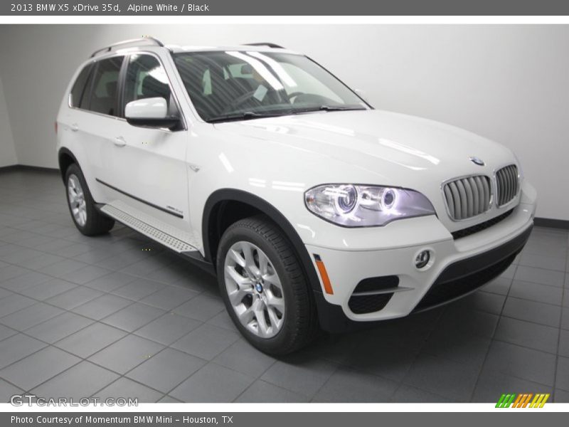 Alpine White / Black 2013 BMW X5 xDrive 35d