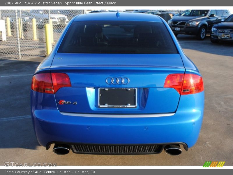 Sprint Blue Pearl Effect / Black 2007 Audi RS4 4.2 quattro Sedan