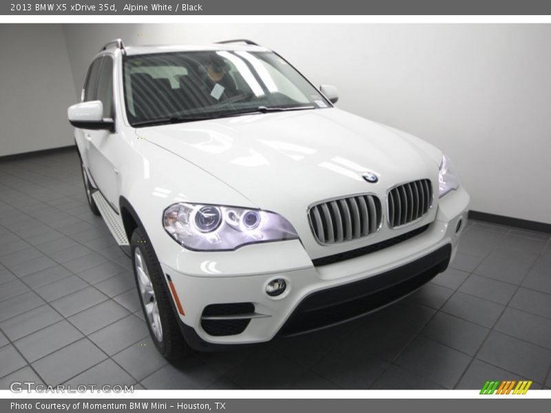 Alpine White / Black 2013 BMW X5 xDrive 35d