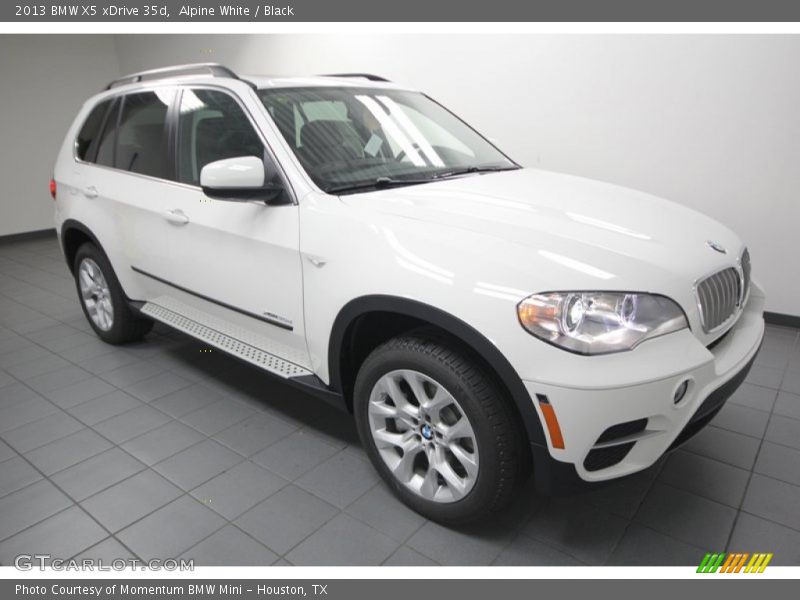 Alpine White / Black 2013 BMW X5 xDrive 35d