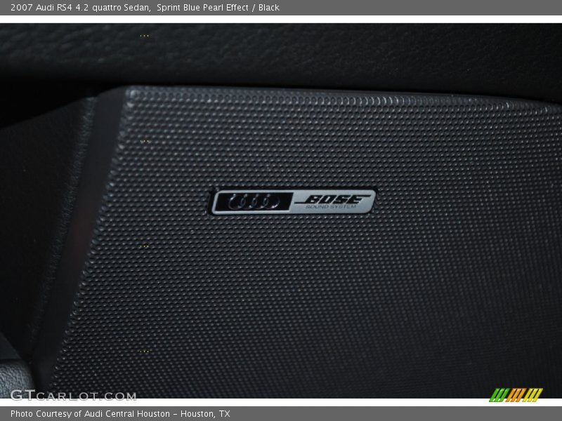 Sprint Blue Pearl Effect / Black 2007 Audi RS4 4.2 quattro Sedan