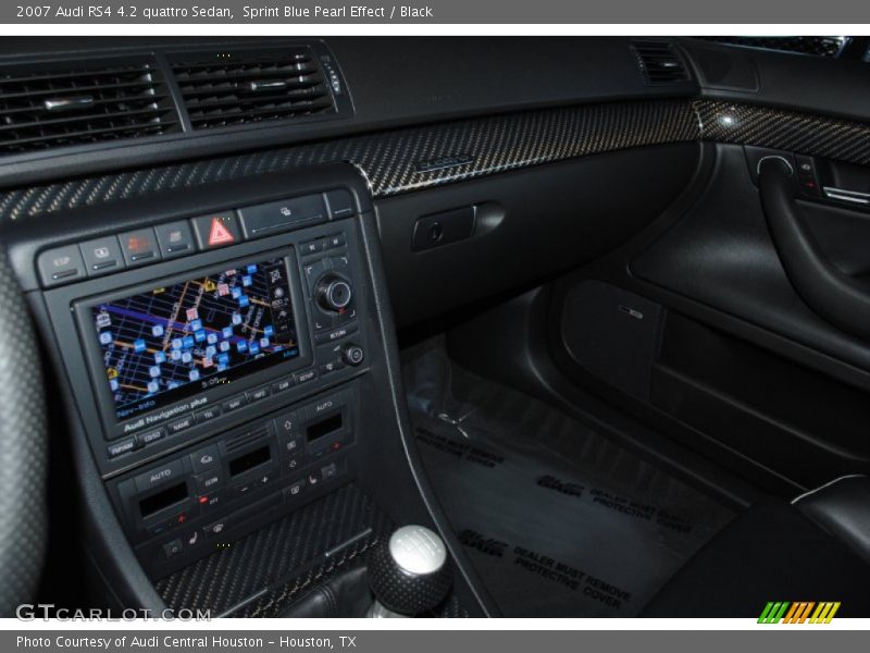 Sprint Blue Pearl Effect / Black 2007 Audi RS4 4.2 quattro Sedan