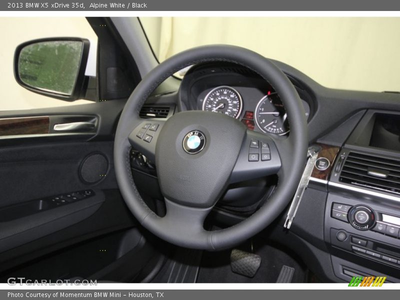 Alpine White / Black 2013 BMW X5 xDrive 35d