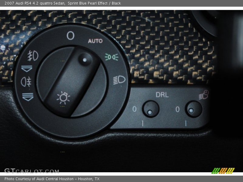 Sprint Blue Pearl Effect / Black 2007 Audi RS4 4.2 quattro Sedan