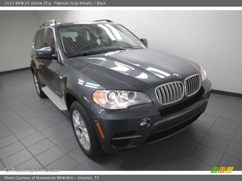 Platinum Gray Metallic / Black 2013 BMW X5 xDrive 35d