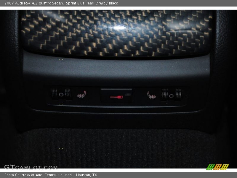 Sprint Blue Pearl Effect / Black 2007 Audi RS4 4.2 quattro Sedan