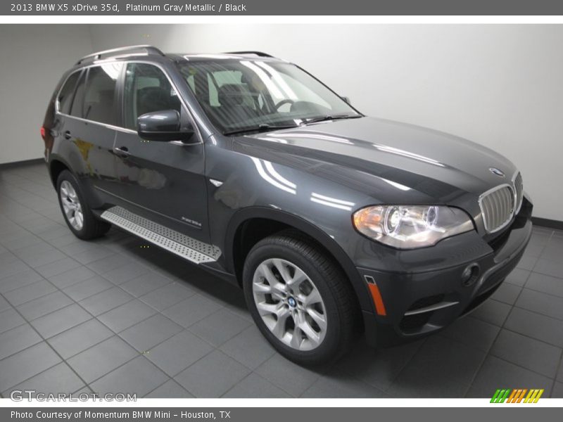 Platinum Gray Metallic / Black 2013 BMW X5 xDrive 35d