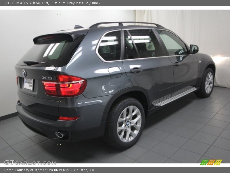 Platinum Gray Metallic / Black 2013 BMW X5 xDrive 35d