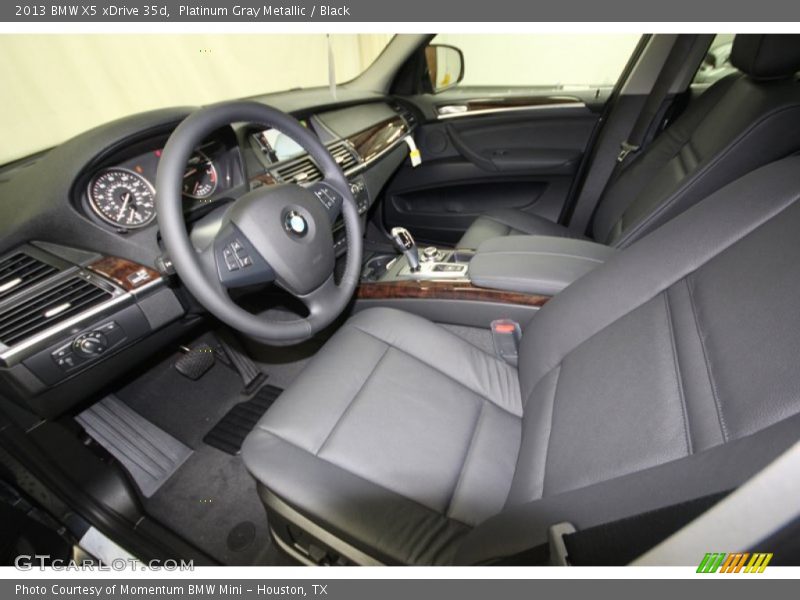 Platinum Gray Metallic / Black 2013 BMW X5 xDrive 35d