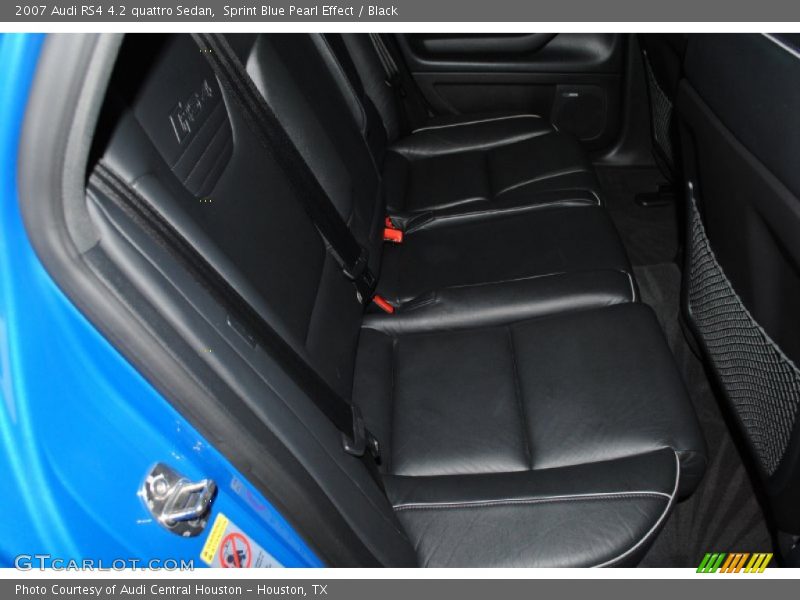 Sprint Blue Pearl Effect / Black 2007 Audi RS4 4.2 quattro Sedan