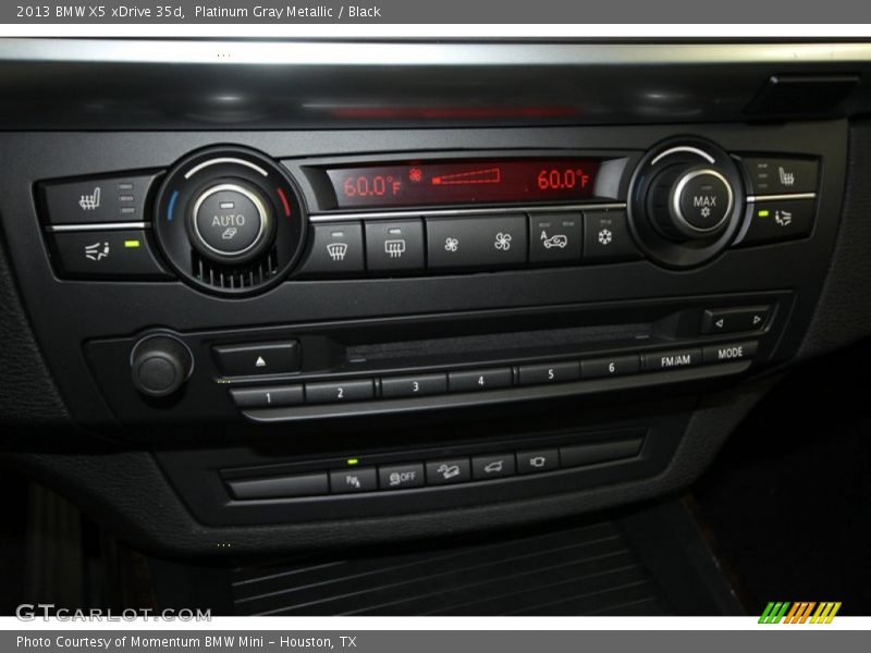Platinum Gray Metallic / Black 2013 BMW X5 xDrive 35d