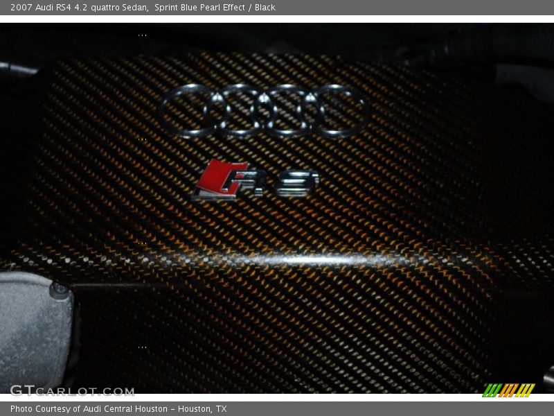 Sprint Blue Pearl Effect / Black 2007 Audi RS4 4.2 quattro Sedan