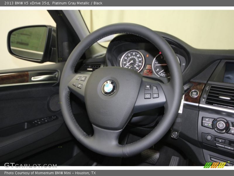 Platinum Gray Metallic / Black 2013 BMW X5 xDrive 35d