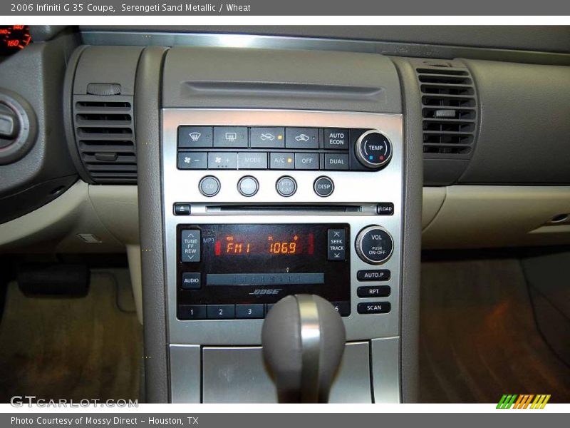 Serengeti Sand Metallic / Wheat 2006 Infiniti G 35 Coupe