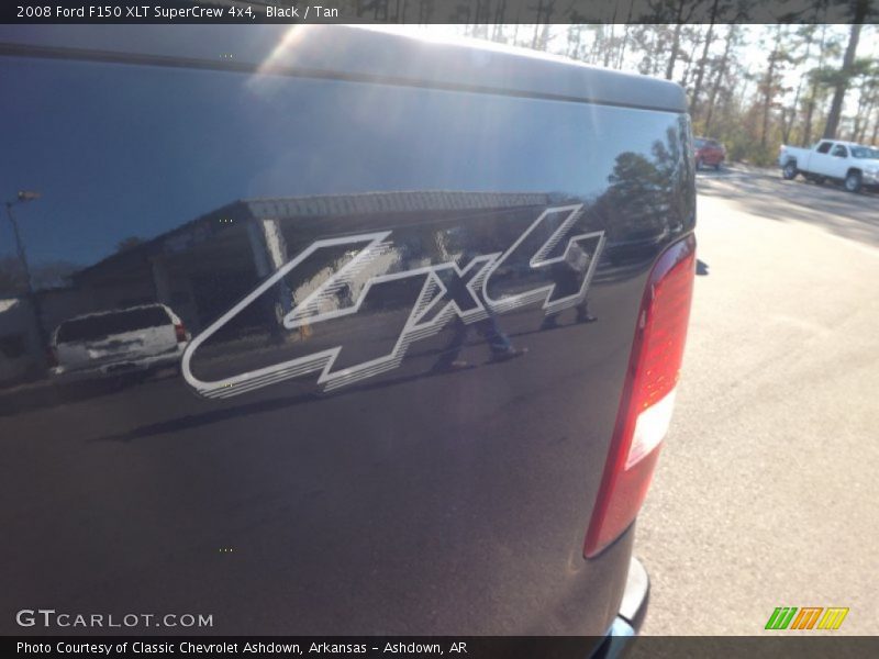 Black / Tan 2008 Ford F150 XLT SuperCrew 4x4