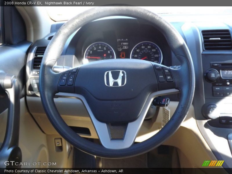 Nighthawk Black Pearl / Ivory 2008 Honda CR-V EX